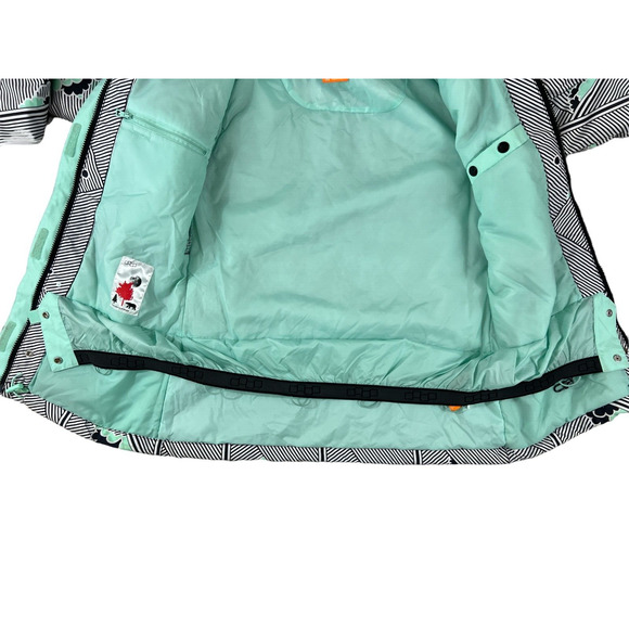 FourSquare Snowboard Women Striped Jacket Size Medium - Picture 3 of 7